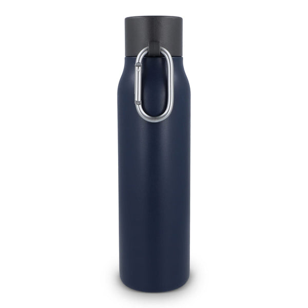 Borraccia termica con moschettone finitura opaca 600 ml - personalizzabile con logo