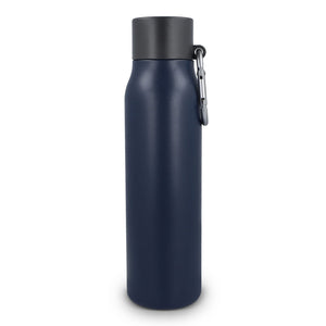 Borraccia termica con moschettone finitura opaca 600 ml - personalizzabile con logo