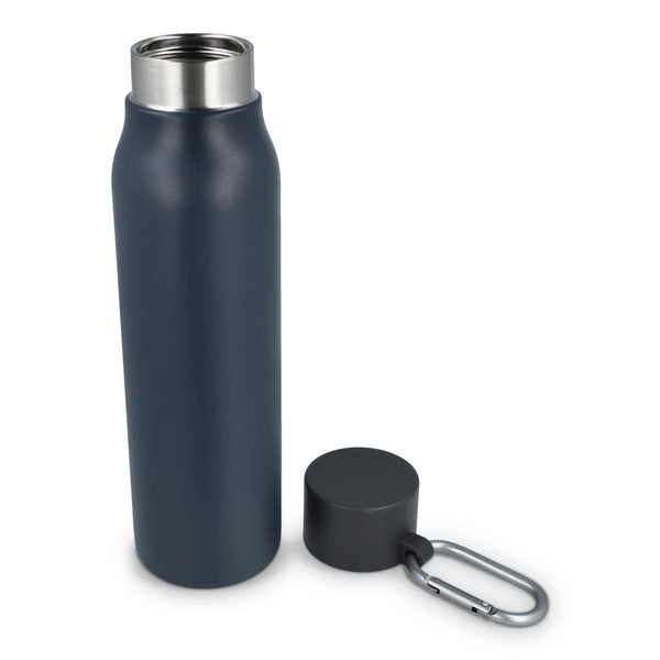 Borraccia termica con moschettone finitura opaca 600 ml - personalizzabile con logo
