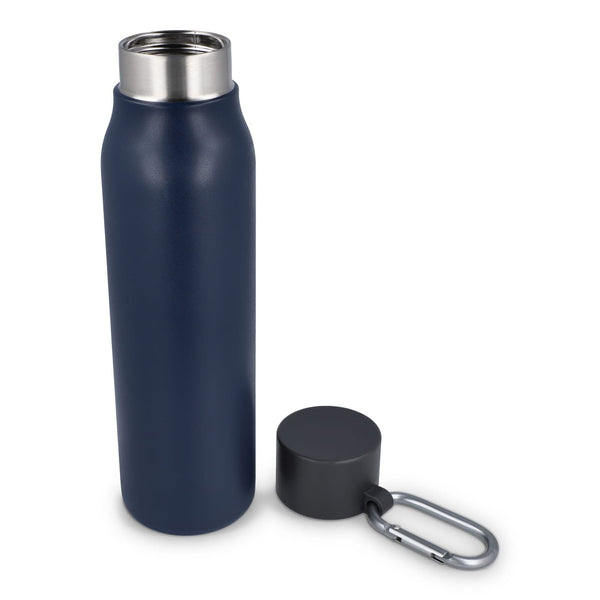 Borraccia termica con moschettone finitura opaca 600 ml - personalizzabile con logo