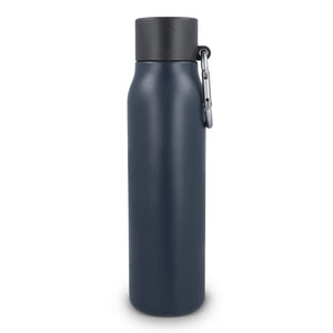 Borraccia termica con moschettone finitura opaca 600 ml - personalizzabile con logo