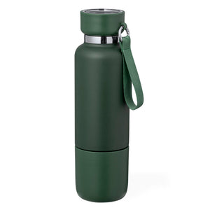 Borraccia Termica Flautrok verde - personalizzabile con logo