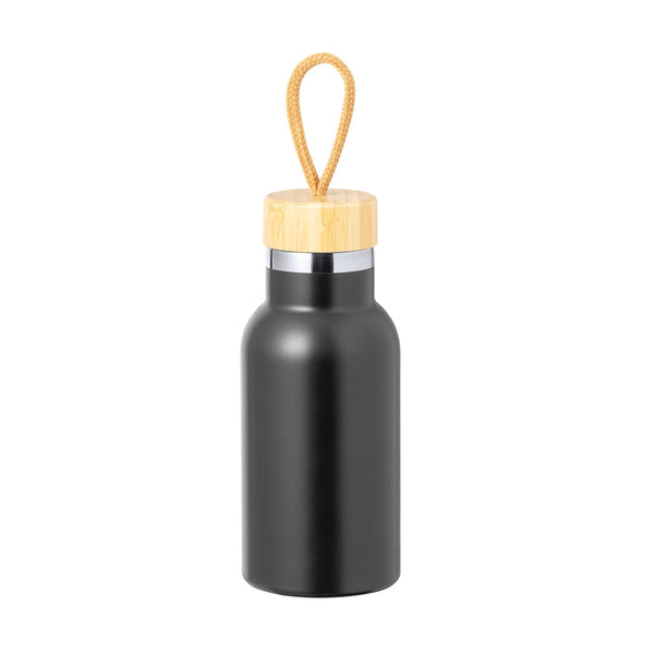Borraccia Termica Flazer nero - personalizzabile con logo