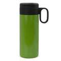 Borraccia termica Flow con manico 250ml long verde - personalizzabile con logo