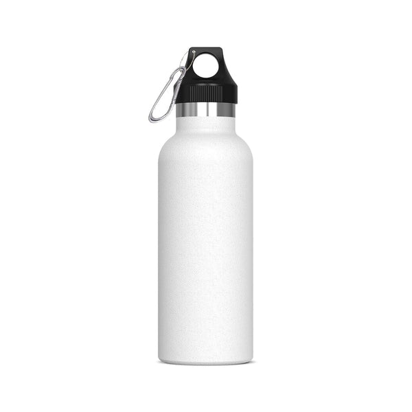 Borraccia termica Lennox 500ml Bianco - personalizzabile con logo