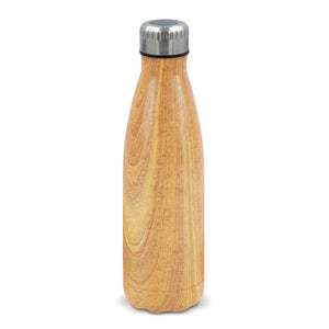 Borraccia termica Swing con display della temperatura 500ml legno beige - personalizzabile con logo