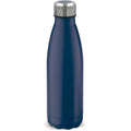 Borraccia termica Swing con display della temperatura 500ml colorata blu navy - personalizzabile con logo