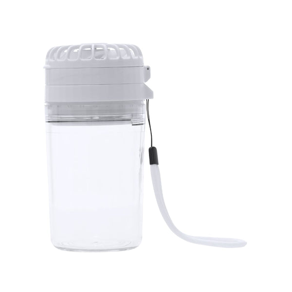 Borraccia Ventilatore Zexen bianco - personalizzabile con logo