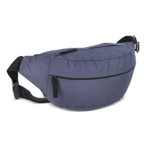 Borsa a tracolla / Marsupio R-PET 5L blu navy - personalizzabile con logo