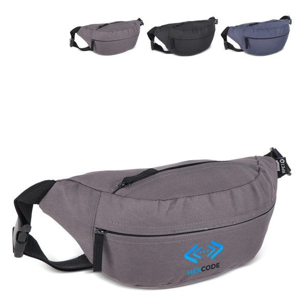 Borsa a tracolla / Marsupio R-PET 5L - personalizzabile con logo