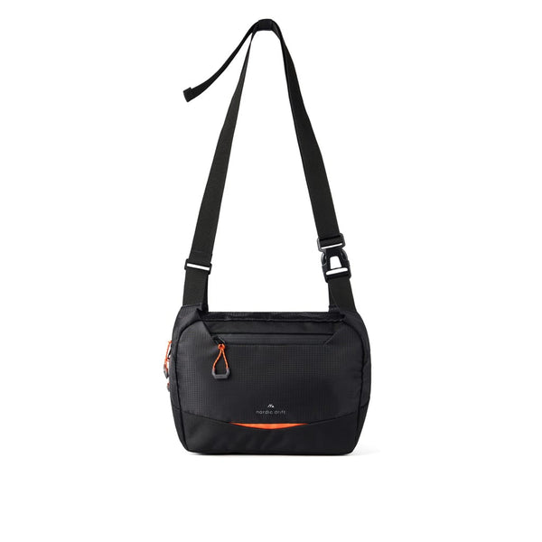 Borsa a tracolla Nordic Drift Trail RCS 4L nero - personalizzabile con logo