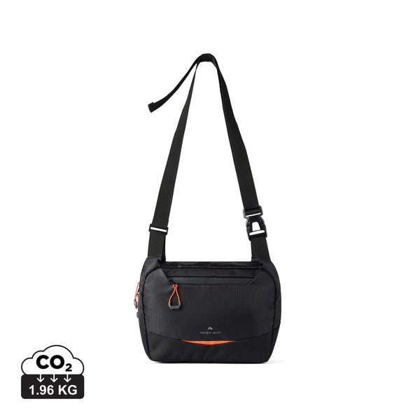 Borsa a tracolla Nordic Drift Trail RCS 4L nero - personalizzabile con logo