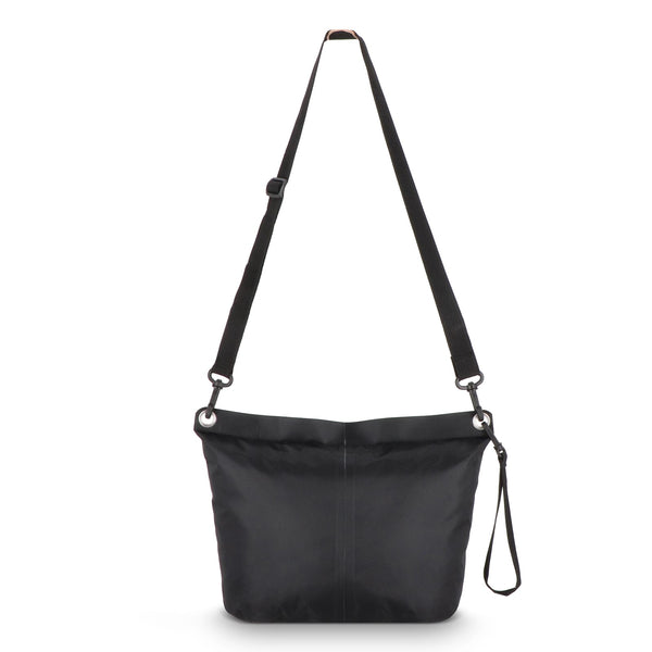 Borsa a tracolla resistente all'acqua in tessuto ripstop 33 x 23 x 13 cm - personalizzabile con logo