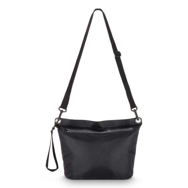 Borsa a tracolla resistente all'acqua in tessuto ripstop 33 x 23 x 13 cm - personalizzabile con logo