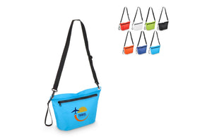 Borsa a tracolla resistente all'acqua in tessuto ripstop 33 x 23 x 13 cm - personalizzabile con logo