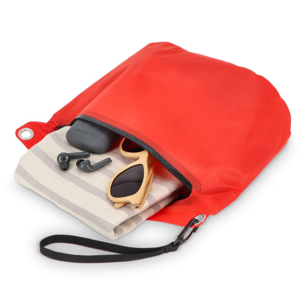 Borsa a tracolla resistente all'acqua in tessuto ripstop 33 x 23 x 13 cm - personalizzabile con logo