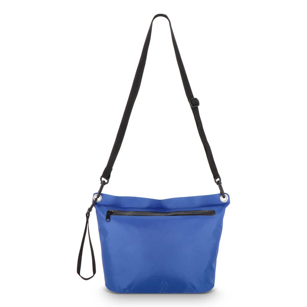 Borsa a tracolla resistente all'acqua in tessuto ripstop 33 x 23 x 13 cm - personalizzabile con logo