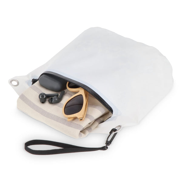 Borsa a tracolla resistente all'acqua in tessuto ripstop 33 x 23 x 13 cm - personalizzabile con logo