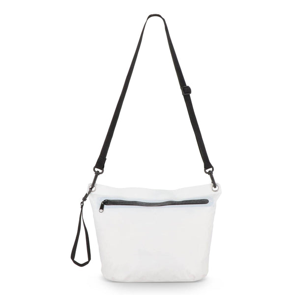 Borsa a tracolla resistente all'acqua in tessuto ripstop 33 x 23 x 13 cm - personalizzabile con logo