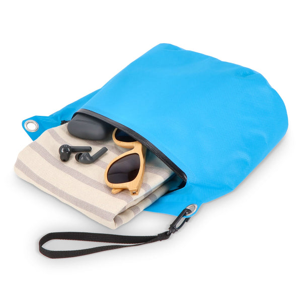 Borsa a tracolla resistente all'acqua in tessuto ripstop 33 x 23 x 13 cm - personalizzabile con logo