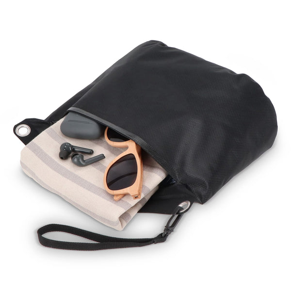 Borsa a tracolla resistente all'acqua in tessuto ripstop 33 x 23 x 13 cm - personalizzabile con logo
