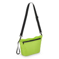 Borsa a tracolla resistente all'acqua in tessuto ripstop 33 x 23 x 13 cm verde - personalizzabile con logo