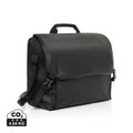 Borsa a tracolla Swiss Peak OSLO RCS nero - personalizzabile con logo
