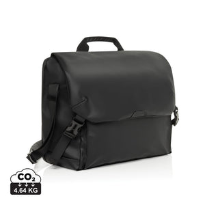 Borsa a tracolla Swiss Peak OSLO RCS nero - personalizzabile con logo