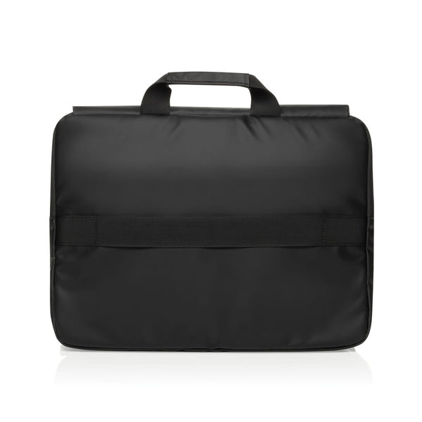 Borsa a tracolla Swiss Peak OSLO RCS nero - personalizzabile con logo