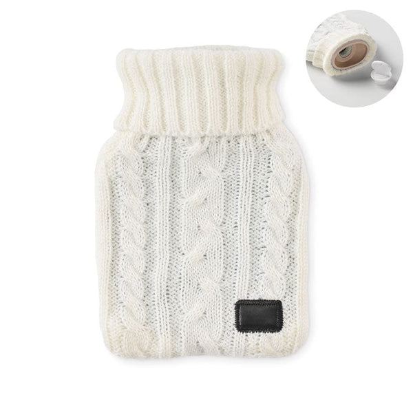 Borsa acqua calda 400ml beige - personalizzabile con logo