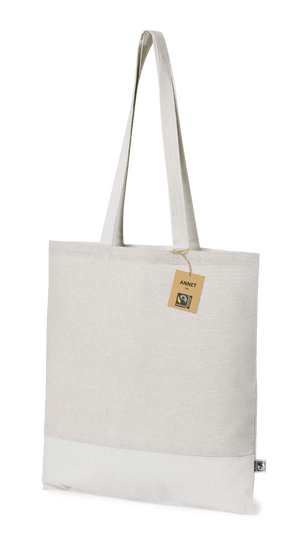 Borsa Annet Fairtrade natural - personalizzabile con logo