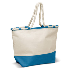 Borsa Canvas 380g/m² azzurro - personalizzabile con logo