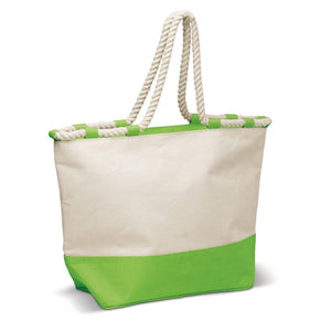 Borsa Canvas 380g/m² verde - personalizzabile con logo