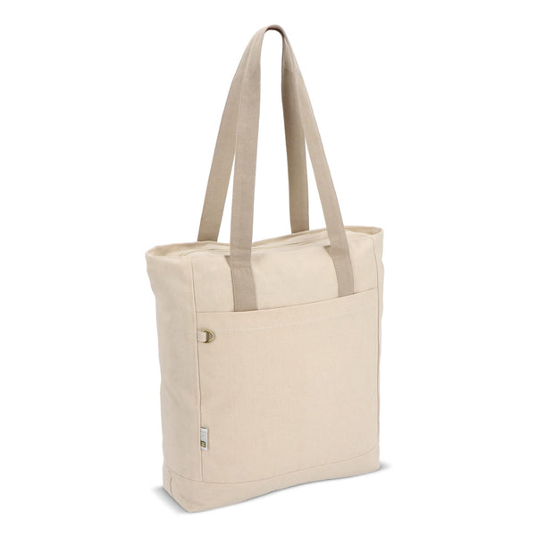 Borsa carrier Canvas InSideOut Reuuz 33 x 42 x 10 cm Ecru / Beige - personalizzabile con logo