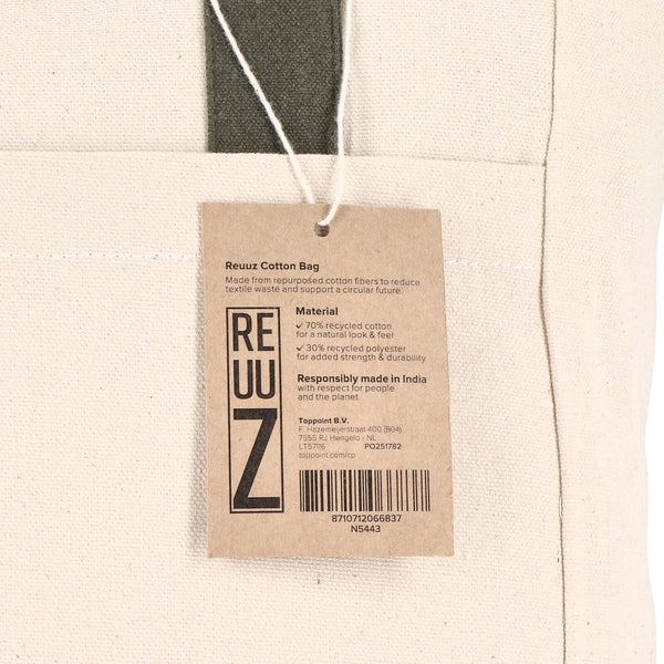 Borsa carrier Canvas InSideOut Reuuz 33 x 42 x 10 cm - personalizzabile con logo