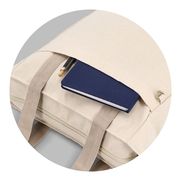 Borsa carrier Canvas InSideOut Reuuz 33 x 42 x 10 cm - personalizzabile con logo