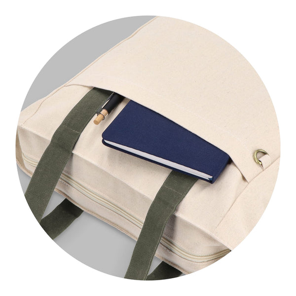 Borsa carrier Canvas InSideOut Reuuz 33 x 42 x 10 cm - personalizzabile con logo