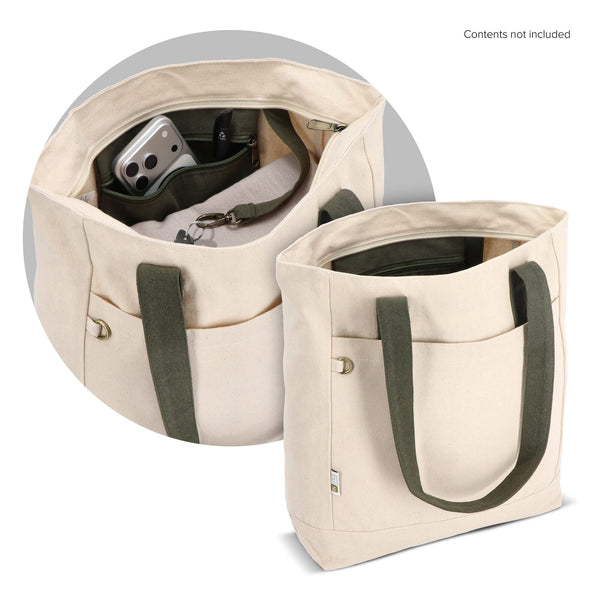 Borsa carrier Canvas InSideOut Reuuz 33 x 42 x 10 cm - personalizzabile con logo