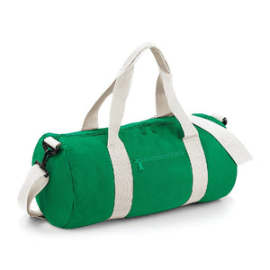 Borsa Cilindrica Originale verde / UNICA - personalizzabile con logo