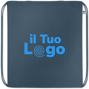 Borsa con coulisse in cotone - personalizzabile con logo