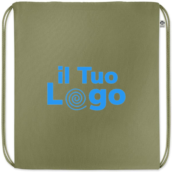 Borsa con coulisse in cotone - personalizzabile con logo