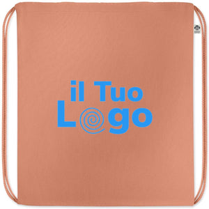 Borsa con coulisse in cotone - personalizzabile con logo
