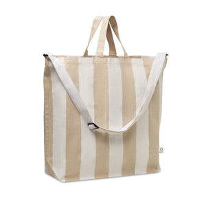 Borsa da spiaggia extra large Eco Bianco - personalizzabile con logo