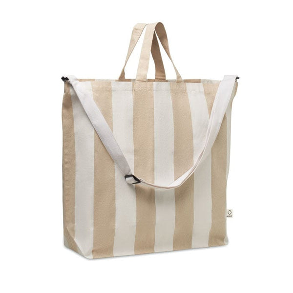 Borsa da spiaggia extra large Eco Bianco - personalizzabile con logo