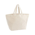 Borsa da spiaggia grande Recycled natural - personalizzabile con logo