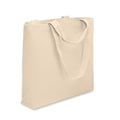 Borsa da spiaggia in tela 320 gr eco beige - personalizzabile con logo