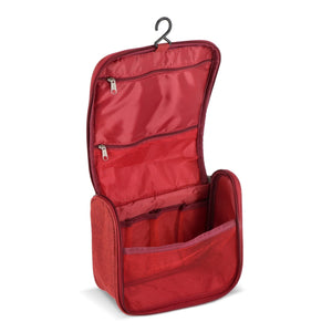 Borsa da toilette da viaggio Kora in rPET 300D - personalizzabile con logo