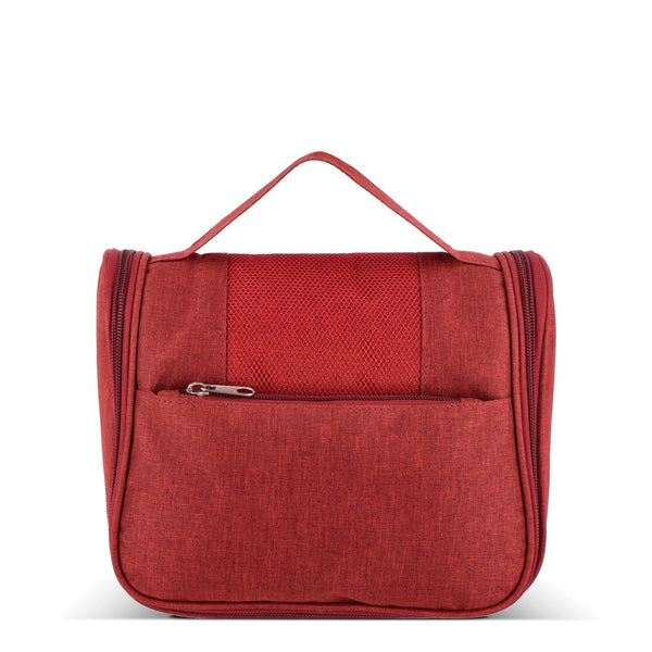Borsa da toilette da viaggio Kora in rPET 300D - personalizzabile con logo
