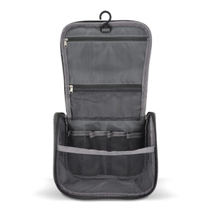 Borsa da toilette da viaggio Kora in rPET 300D - personalizzabile con logo