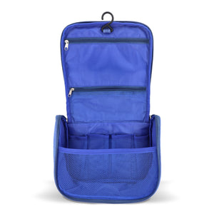 Borsa da toilette da viaggio Kora in rPET 300D - personalizzabile con logo